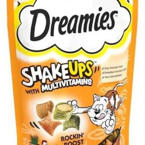 Dreamies Shake Ups Rockin Rooster Multivitaminli Kedi ve Yavru Kedi Ödülü 55 Gr