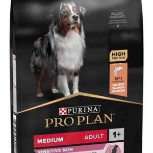 Pro Plan Medium Sensitive Somonlu Orta Irk Yetişkin Köpek Maması 14 kg