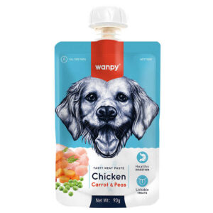Wanpy Taze Tavuklu ve Havuçlu  Köpek Et Ezmesi 90 gr